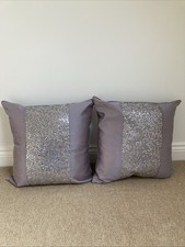 50x50cm Pair Of Next Silver