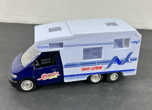 Wheel blue summer camper - 6-wheel,