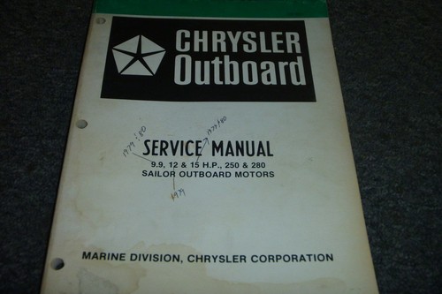 1980 chrysler hp - 1980, 9.9