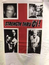 Strength Thru Oi Skinhead T.shirt Oi Punk  Hooligan 4skins Last Resort All Sizes