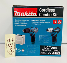 Makita LCT204 Combo Set DF330D TD090D 10.8V 1.3Ah x 2ea Charger Hard Case DC10WA