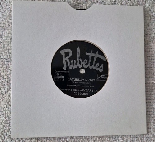 Rubettes saturday night flexi - rubettes,