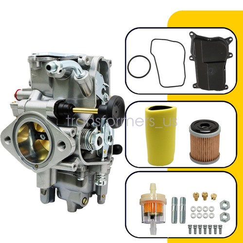 Air filter and carburetor - air,