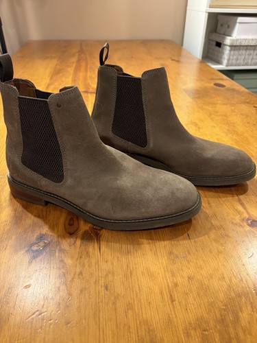 Clark brown suede chelsea - brown,