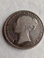 1846 Queen Victoria Shilling.
