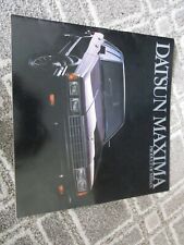 1983 Datsun Nissan Maxima 12 page Original Car Sales Brochure Catalog NOS