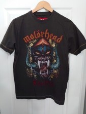 Motorhead T-shirt SIZE SMALL Excellent Condition Embroidered Rhinestone Sequin 