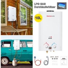 ThermoMate Portable LPG Propane Hot Water Heater Tankless Instant Boiler Shower