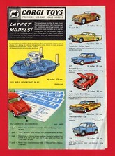CORGI TOYS 1960 USA ISSUE FOLD