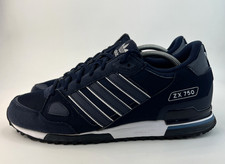 Adidas Originals ZX 750 Mens Trainers Blue White Silver Sneakers UK Size 10