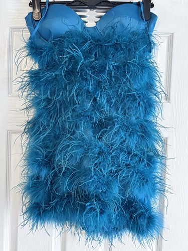 Fabulous teal feather - fabulous, mini