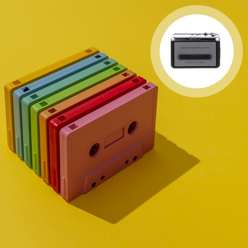 Portable cassette tape - cassette,