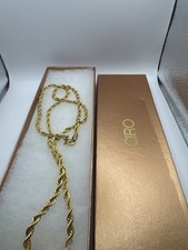 CIRO Vintage Gold Tone Rope