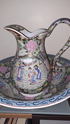 Chinese jug and - bowl, hand