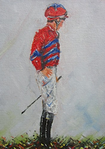 Jockey horse racing original - jockey,