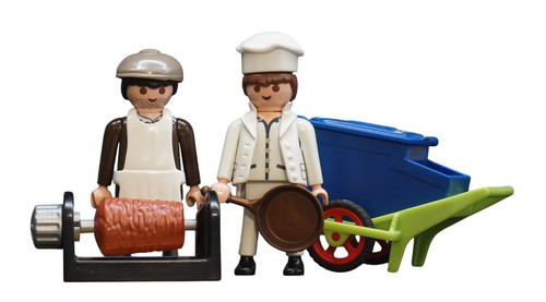 Playmobil figure chef kitchen - chef,