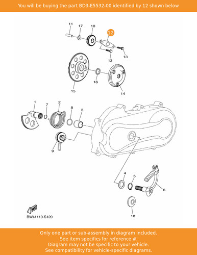 Yamaha plate idle gear - yamaha,