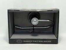 J&S Boutique Collection Diamante Toilet Roll Holder New