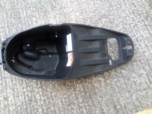 Honda ps125 seat tray under - honda,