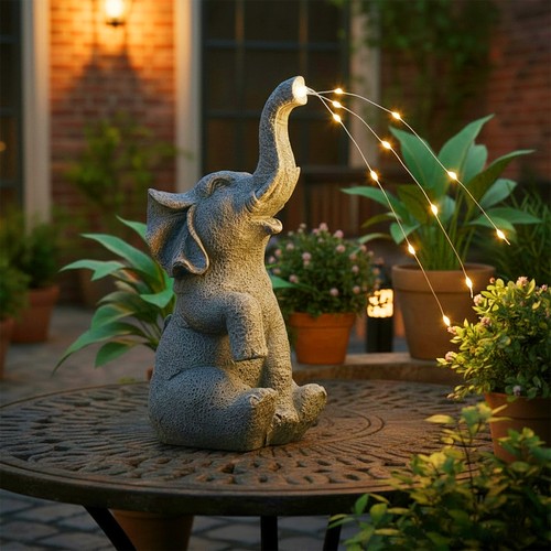 Garden ornament solar powered - garden,
