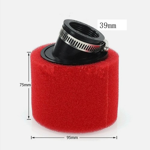 Angled red 39mm pit dirt - 39mm,