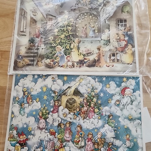 Vintage advent calendars - vintage,