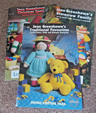 3 Booklets  Jean Greenhowe's  Toys  Knitting patterns