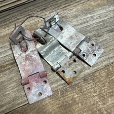 Barn door hasp - door, chest