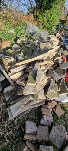 Crazy paving stones - paving,