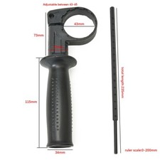 .Universal Side Hammer Drill Handle Fits Replacement Grinding Machine.