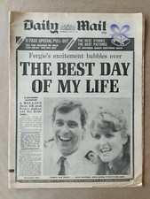 Newspapers July-Aug  1986 back issues  Birthday Gift Tabloid and Broadsheets.