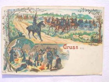 8598 Litho AK Military 10th