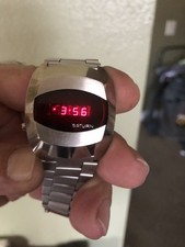 Vintage Saturn LED Watch Works