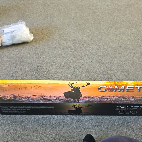 Comet hunting scope - comet, rifle