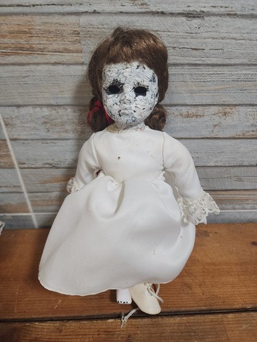 Halloween scary porcelain doll - porcelain,