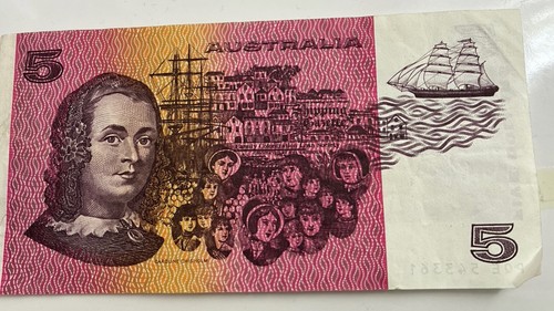 Old australian bank note - old,