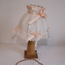 Vintage Wooden Table Side Lamp