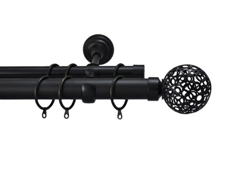 Designer metal double - double, curtain
