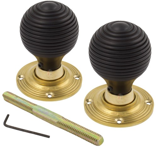 Wooden black beehive - black,