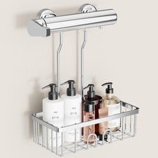 Shower Caddy Hanging Organiser Storage - Shower Shelf No Drilling Shower Organis