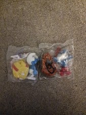 2 X The Smurfs 2002 McDonalds Happy Meal Toys Sealed Brand New