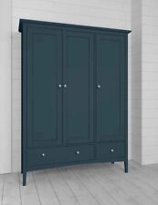 MARKS & SPENCERS BLUE HASTINGS TRIPPLE WARDROBE FREE?SHIPPING