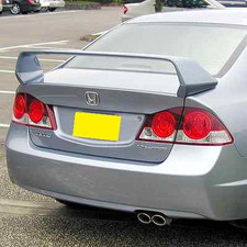 REAR TRUNK SPOILER MUGEN STYLE FOR HONDA CIVIC '06-'11 4D Saloon Unpainted