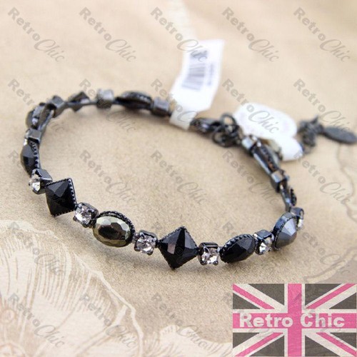 Black gunmetal rhinestone - gunmetal,