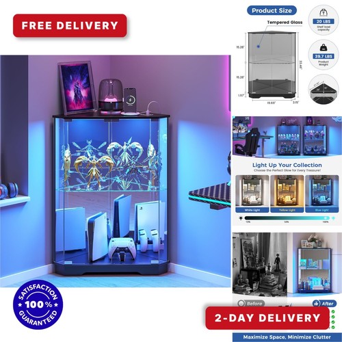 Fredees corner display cabinet - corner,