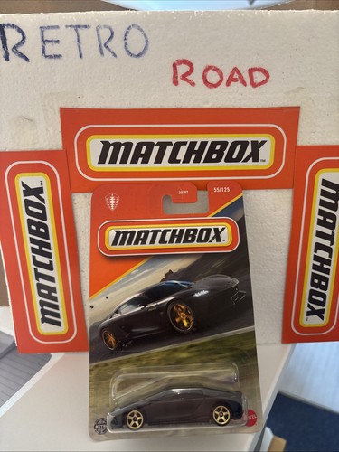 Matchbox long card black 2021 - card,