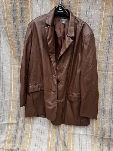 Primark faux leather blazer - primark,