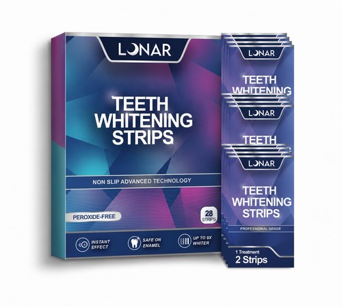 Lunar teeth whitening strips - teeth,