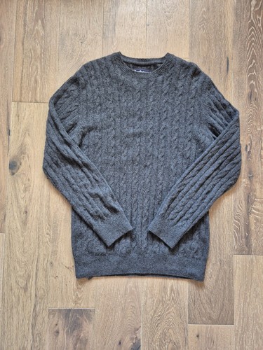 Barbour jumper mens large grey - barbour,