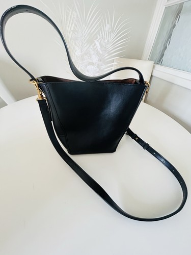 Zara black bucket - black, carry